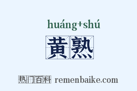 黄熟是什么意思的图片
